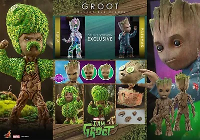 Buy New Hot Toys TMS089 I AM GROOT Life-size GROOT Action Figure Model Toy In Stock • 275£