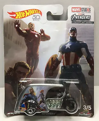 Buy Hot Wheels Marvel Studios Concept Art Series Avengers 3/5 3D-Livery NEW SEALED • 7.99£