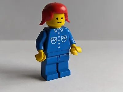 Buy Lego Train 4.5v : Blue Shirt Red Hair Minifigure But024 Set 7824 Train Station  • 2.50£