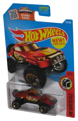 Buy Hot Wheels HW Daredevils 9/10 (2016) Red Terrain Storm Toy Truck 154/250 • 13.28£