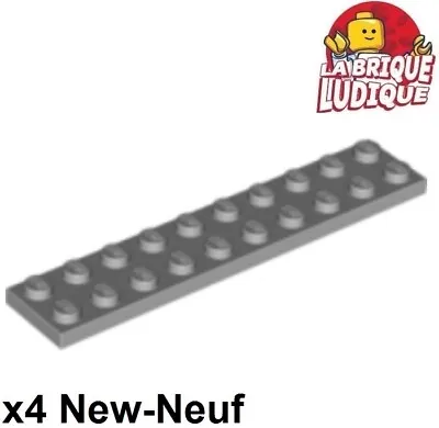 Buy LEGO 4x Flat Plate 2x10 10x2 Grey/Light Bluish Gray 3832 NEW • 1.71£