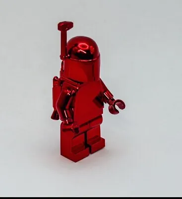 Buy Lego Chrome Red Plated Mandalorian Boba Jango Fett Star Wars Mini Figure New!! • 0.99£
