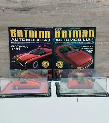 Buy Eaglemoss Batman Automobilia Collection Diecast Robin Cars & Magazines X2 • 14.99£