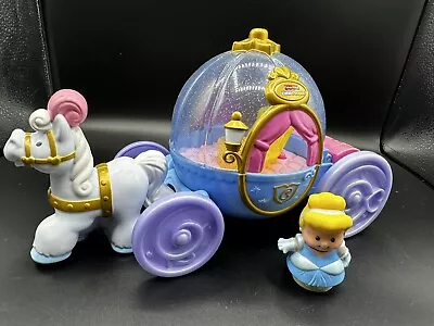 Buy Fisher Price Little People Disney Cinderella Toy Play Carriage & Princess Figure • 12.99£