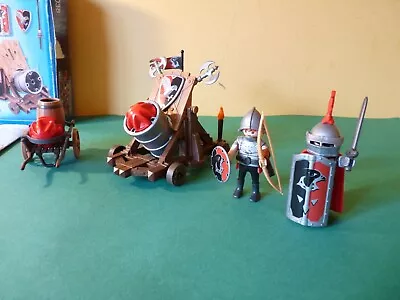 Buy Hawk Knights Battle Cannon 6038 Medieval - 100% Complete VGC Playmobil Playset • 9.99£