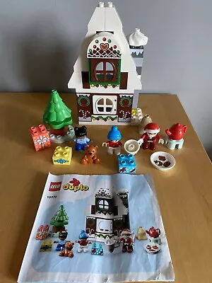 Buy LEGO DUPLO: Santa's Gingerbread House, Lovely Christmas Set 10976, Complete • 17.50£