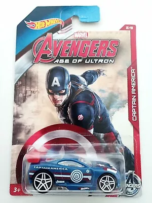 Buy Hot Wheels 2015, Marvel Avengers: Age Of Ultron 'Captain America - Power Rage' • 5.99£