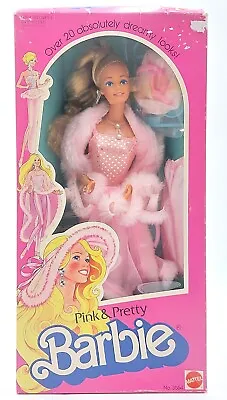 Buy Vintage 1981 Pink & Pretty Barbie Doll / 20+ Dreamy Looks / Mattel 3554, NrfB • 342.49£
