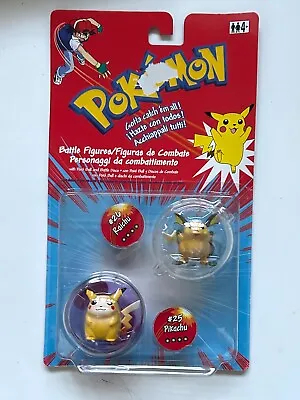Buy Pokemon Hasbro TOMY Sealed Figures 1999 Pikachu & Raichu - BRAND NEW VINTAGE • 49.99£