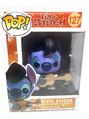 Buy Funko Pop Lilo & Stitch Stitch Elvis Presley 127# Vinyl Action Figure New IN Box • 12.99£