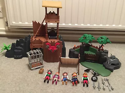 Buy Playmobil Viking Fort Fortress With Accessories, Figures And Island • 17.99£