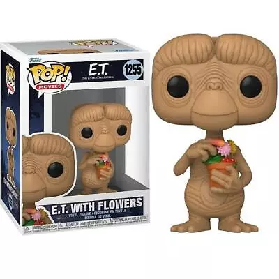 Buy Funko POP! - E.T. The Extraterrestrial 40th Ann #1255 E.T. With Flowers Figure 9cm • 14.36£
