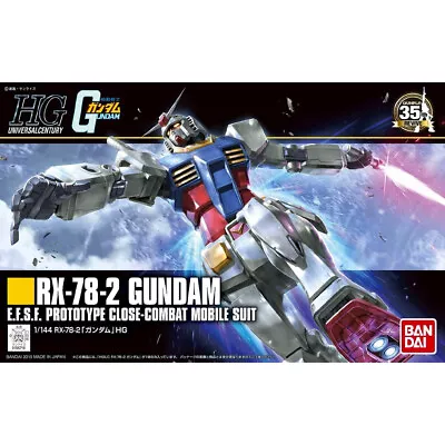 Buy Bandai HG UC 1/144 RX-78-2 Gundam Gunpla Kit 57403 • 15.95£