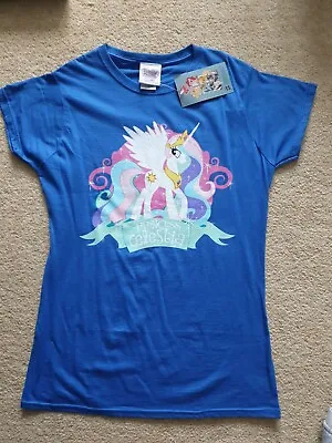 Buy Truffle Shuffle Ladies Medium My Little Pony Princess Celestia Tshirt Mlp • 25£