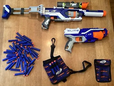Buy Nerf Spectre Rev-5 & Nerf Elite Disruptor With Accessories & 50 Bullets • 12.20£