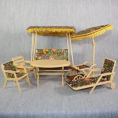 Buy Vintage 1970s SINDY BARBIE Doll Furniture Trifels West Germany Garden Set • 77.14£