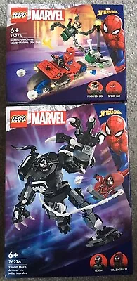 Buy LEGO Marvel Venom Mech Armor Vs Miles Morales 76276 + 76275 Spider Man Vs Doc Oc • 10.50£