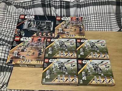 Buy Lego Star Wars Battle Packs X7 Sealed Clone Troopers • 99.99£