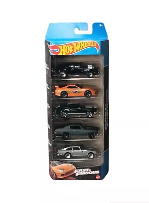 Buy 2023 Hot Wheels Fast And Furious 5 Pack Charger, Mustang, Chevelle, Supra, Db5 • 20£