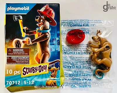 Buy Playmobil Scooby Doo, Firefighter / Fireman, 10pc, 10712, Sealed But Box Torn • 2.99£