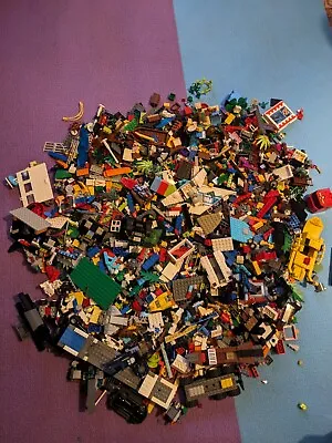 Buy Lego 5kg Job Lot Bundle 80's 90's 00's Mix.  Bricks, Spares, Parts... Lot #5 • 14.99£
