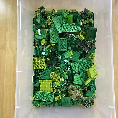Buy LEGO 500g Bundle - Job Lot Of Bricks Plates Parts Pieces - Green • 8.99£
