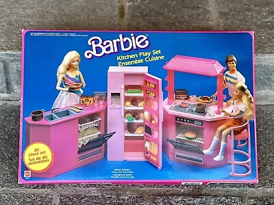 Buy Barbie Kitchen Play Set 1986 Ref 0806 Made In Thailand • 335.26£