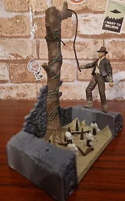 Buy Indiana Jones Raiders Of The Lost Ark 3.75  Action Figure Temple Pitfall Playset • 18.95£