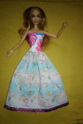 Buy Barbie Dolls Dress Princess Glitter Ball Dress Easter Eggs Rabbit Easter K09 • 10.40£