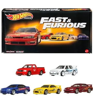 Buy Hot Wheels Fast & Furious Set Bundle 5 Pack Skyline Silvia Maxima Jetta Original • 64.99£