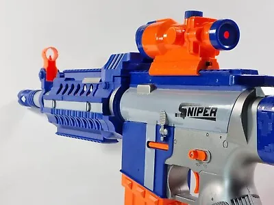 Buy NERF Bullet Toy Kids Children Sniper Gun LASER Sight Sort Dart Gun Army Blaster • 31.02£