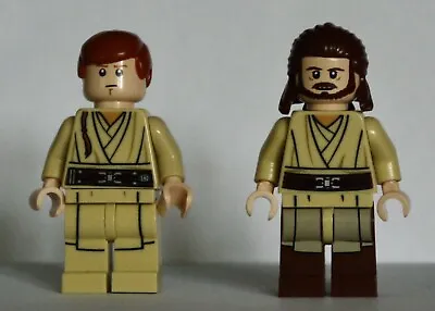 Buy Lego Star Wars Minifigures Obi-Wan Kenobi And Qui-Gon Jinn From  75058 MTT • 40£