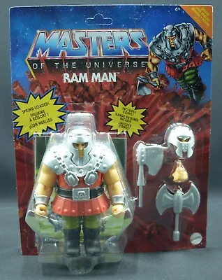 Buy Mattel GVL78 Masters Of The Universe Origins Deluxe RAM Man Action Figure Nip • 20.58£