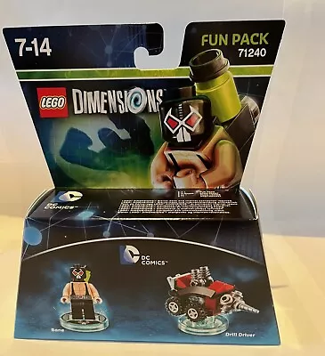 Buy LEGO Dimensions DC Comics 71240 Bane And Drill Driver Minifigure Unopened • 10£