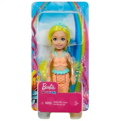Buy Barbie Dreamtopia Chelsea Mermaid Doll 6.5-Inch New With Yellow Hair And Tail • 9.99£