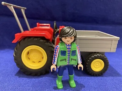 Buy Playmobil 6131 - Country Harvesting Tractor With Farmer (Incomplete Set) • 4£