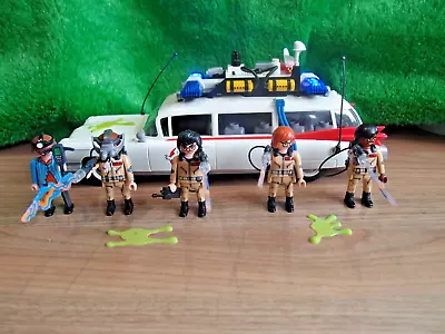 Buy Playmobil 9220 GHOSTBUSTERS ECTO-1 CAR Lights & Sound + 5 Figures & Accessories • 26£