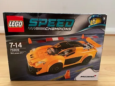 Buy Lego Speed Champions. 75909. Mclaren P1. Brand New. Sealed. Retired. Rare. • 65£