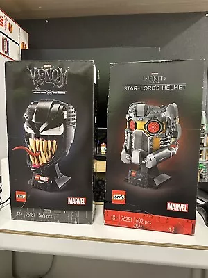 Buy LEGO Marvel Venom 76187 And Star-Lord’s Helmet 76251 • 85£