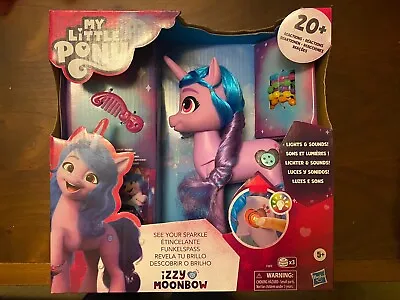 Buy Hasbro My Little Pony Toy, Sparkle Izzy Moonbow BNIB, Lights And Music, 20cm • 18£
