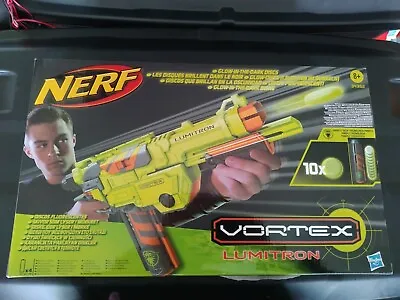 Buy Brand New NERF Vortex LUMITRON Dart BLASTER Collectors  • 150£