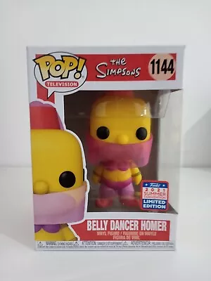 Buy Pop Television The Simpsons #114 Belly Dancer Homer 2021 Summer Convention 2021 • 7.50£