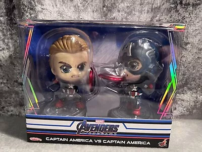 Buy Hot Toys Cosbaby Captain America Vs Captain America. Marvel Avengers Endgame. • 19.99£