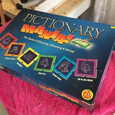 Buy Pictionary Mania! The Game Of Drawing, Directing & Doing By Mattel Games • 1£