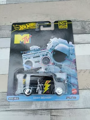 Buy 2023 Hot Wheels Premium MTV DAIRY DELIVERY Pop Culture Real Riders • 5.20£