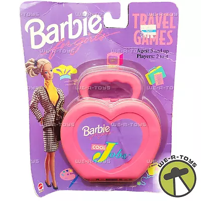 Buy Barbie For Girls Cool Jobs Travel Game In Portable Case 1992 Mattel 8265 NRFP • 16.64£