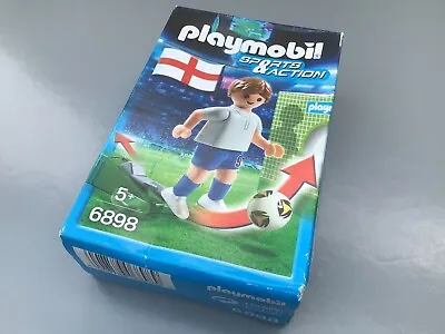 Buy Playmobil Sports Action 6898 English Footballer Boxed New • 7.99£