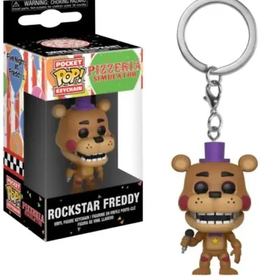 Buy Rockstar Freddy Pocket Funko Pop! Five Nights At Freddy's - Keychain Keyring • 9.99£