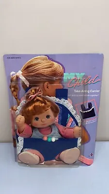 Buy 1985 Mattel My Child Take-Along Carrier Backpack Baby Doll Carrier #1228 NEW VTG • 14.24£