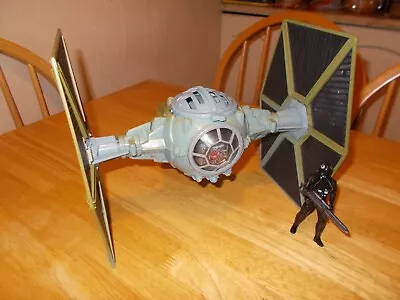 Buy Tie Fighter With Box And Pilot With Gun Kenner 90's Release • 25£